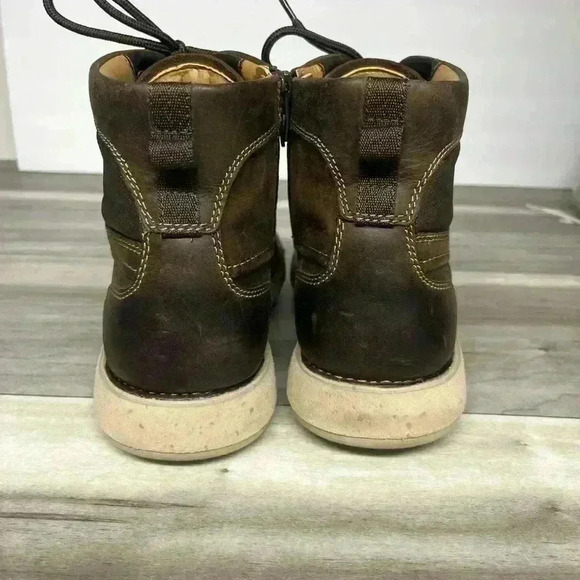 Clark’s Unstructured Un Larvik Peak Leather Boots Men’s 7.5 Brown comfy - Picture 4 of 7